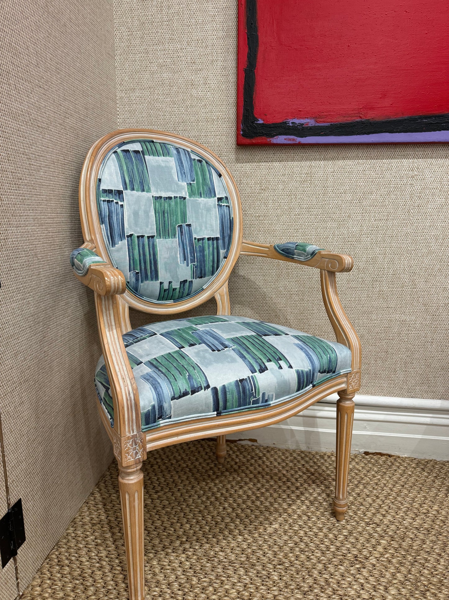 Graham Geddes Chair in Kelly Wearstler 'LYRE'