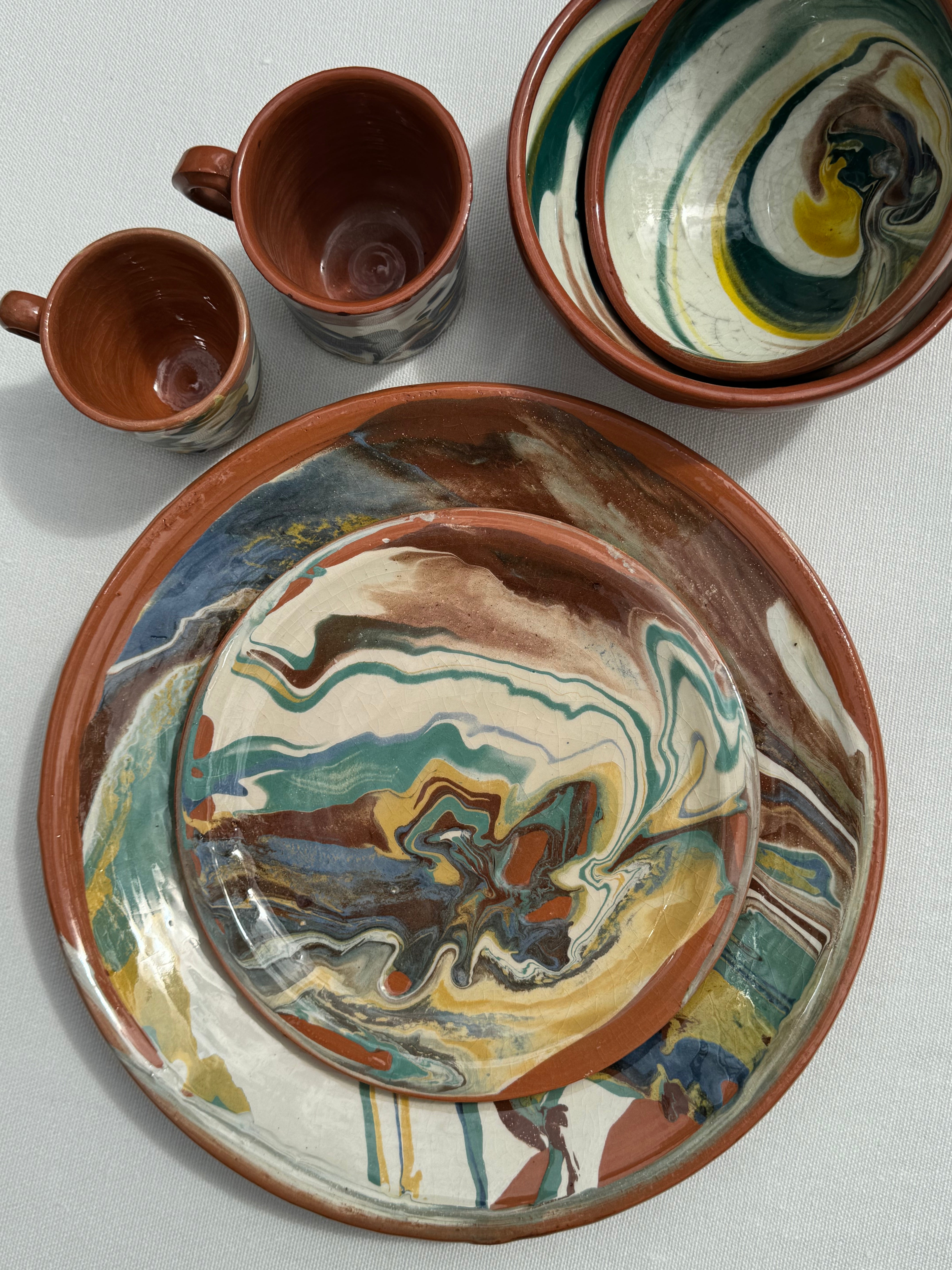 Hand crafted Andalusian artisanal plate - Large
